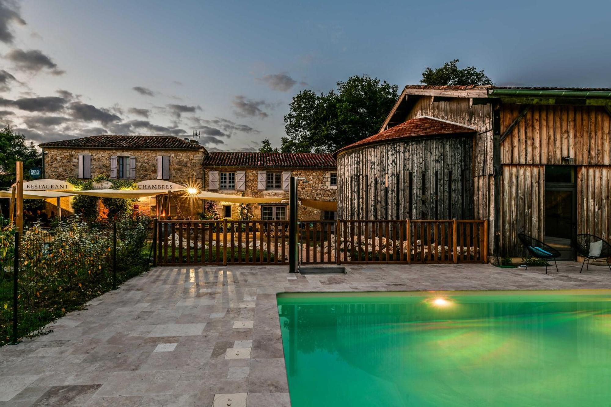 Logis L'Auberge De Larressingle Экстерьер фото